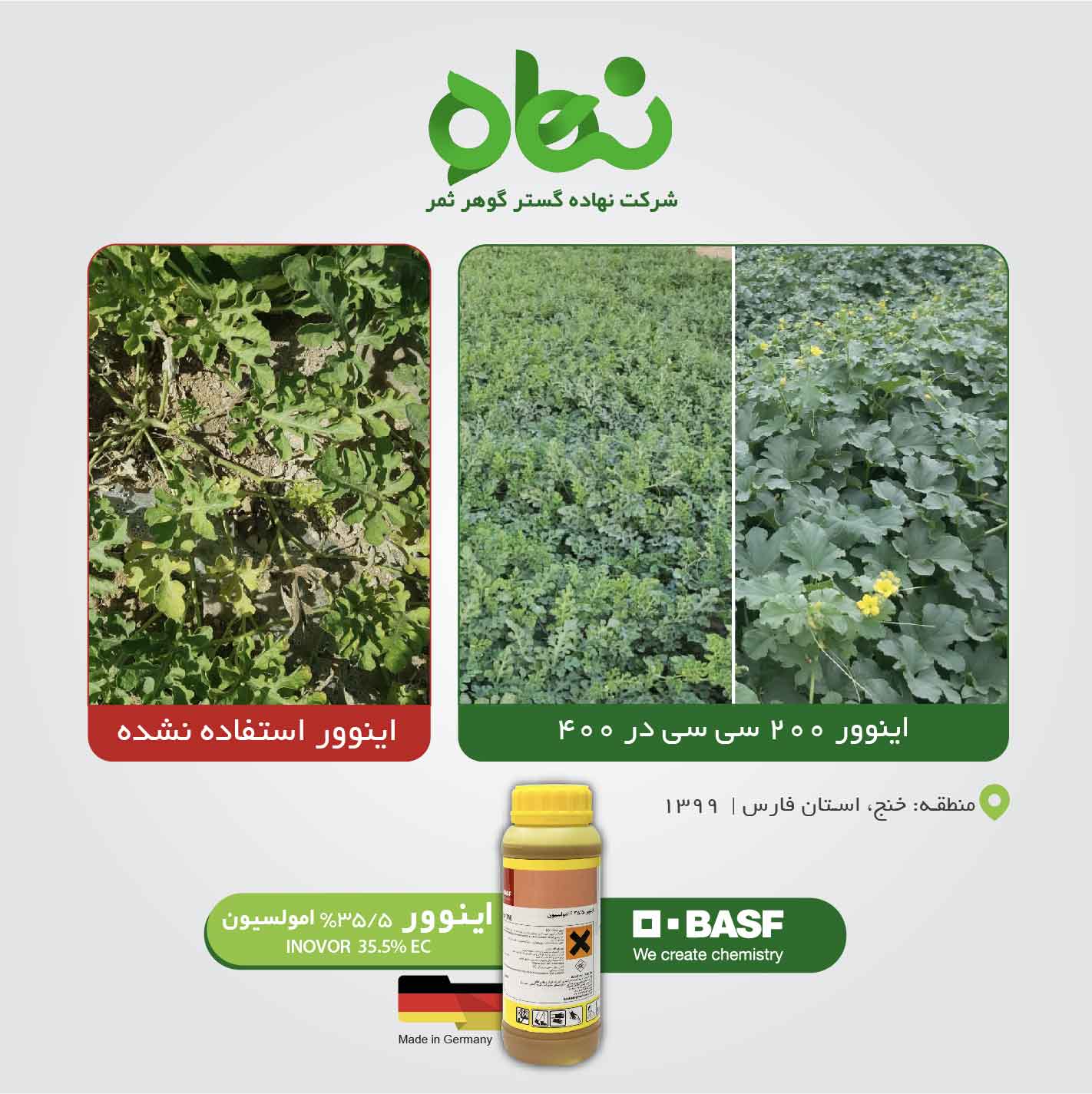 رضایت استفاده از اینوور در خنج